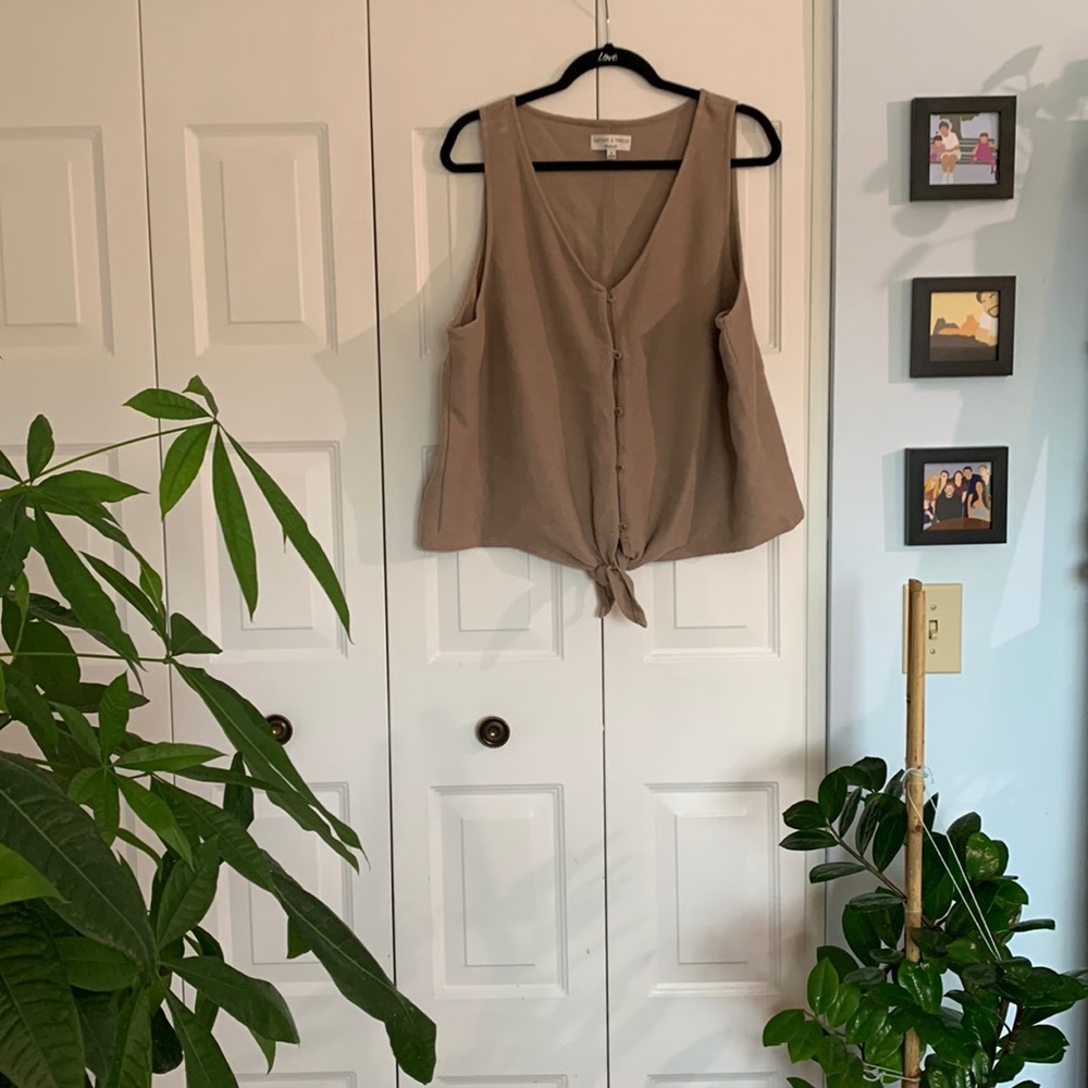 Madewell Button Up Tank